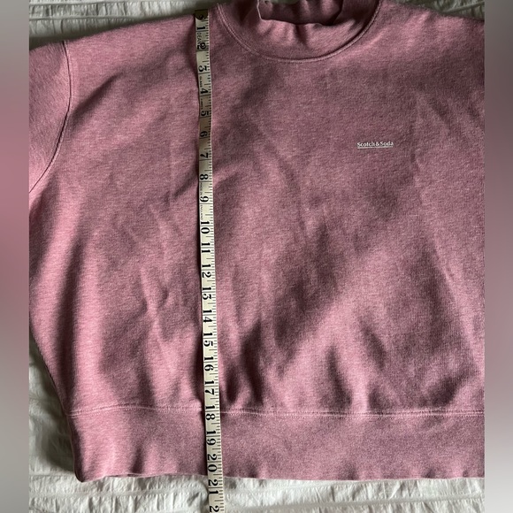 Premium Scotch and Soda L’Amour Toujours Heathered Top - Size S - Pink Heather - Picture 3 of 7